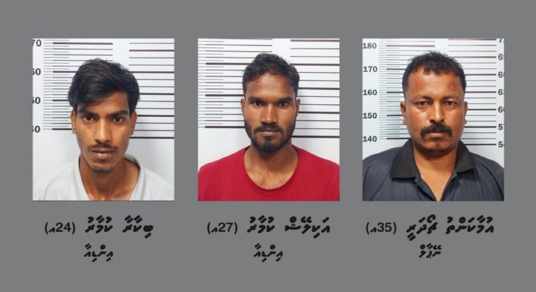 ހުޅުމާލޭގައި ހިންގި އޮޕަރޭޝަނެއްގައި ތިން މީހަކު ހައްޔަރުކޮށްފި