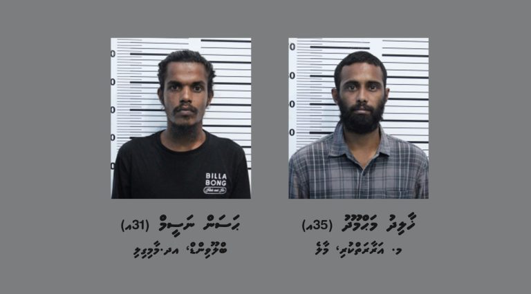 މާލޭ ހިޔާތެރޭގައި ޕާކު ކޮށްފައި އޮތް ކާރެއްގައި ރޯކޮށްލިކަމުގެ ތުހުމަތުގައި ދެމީހަކު ހައްޔަރުކޮށްފި
