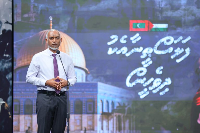 ފަލަސްޠީނު އަލުން ބިނާކުރުމަށް ބައިނަލްއަޤްވާމީ މުޖުތަމަޢުއިން އަވަސް އެހީތެރިކަމެއް ވުމަށް ރައީސް ގޮވާލައްވައިފި