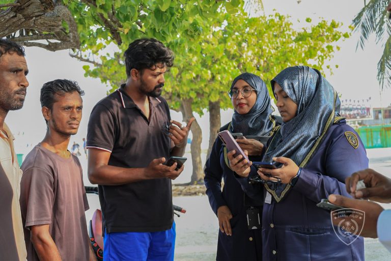 ހުރާގައި ގަވާއިދާ ޚިލާފަށް އުޅެމުން އައި 46 ބިދޭސީއަކު އަތުލައިގެންފި