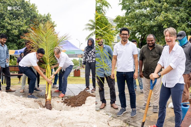 ހިތާދޫން ގެނެސް އިނގިރޭސި ސަފީރު ގޭގައި ބޮޑުކުރި ރުއް ސެންޓްރަލް ޕާކުގައި އިންދައިފި