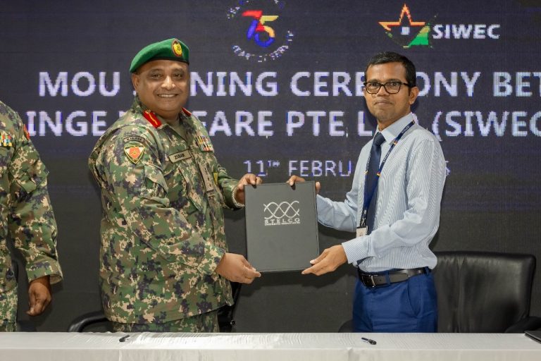 ސްޓެލްކޯގެ މުވައްޒަފުން ތަމްރީނުކުރުމަށް ސިވެކް އާއިއެކު ފަހުމުނާމާއެއްގައި ސޮއިކޮށްފި