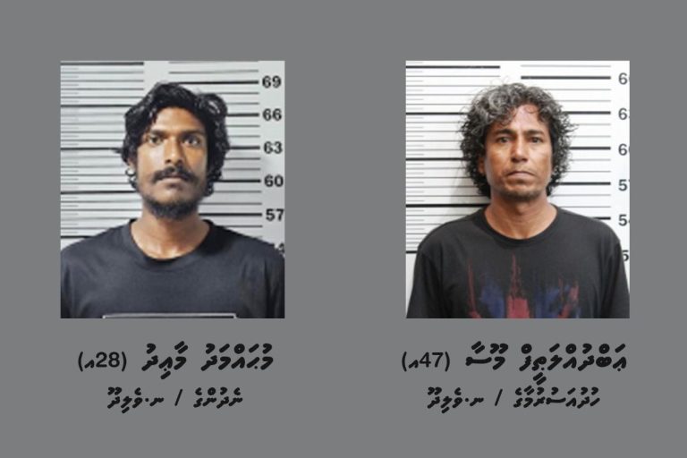 މަސްތުވާތަކެއްޗާއެކު ވެލިދޫން ދެ މީހަކު ހައްޔަރުކޮށްފި