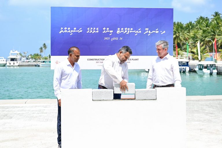 ބަަނޑިދޫ އައިސްޕްލާންޓުގެ ބިންގާ އަޅައިފި