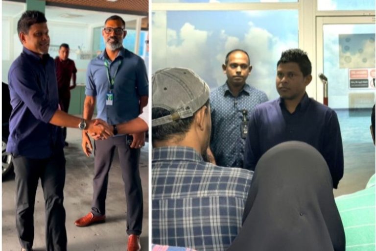 އަލިފާނުގެޙާދިސާގައި ފިހުނު މީހުންގެ އާއިލާއާ ނައިބުރައީސް ބައްދަލުކުރައްވައިފި