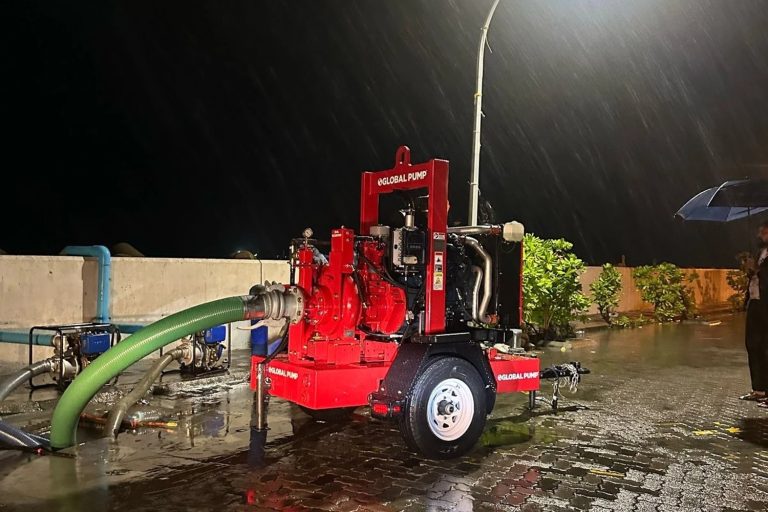 މާލޭ ސިޓީ ކައުންސިލުން ގެނައި ދެ ޕަމްޕުން ގަޑިއަކު 11،356 ލީޓަރުގެ ފެން ބޭރުކުރެވޭ