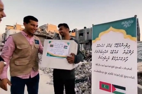 ބައި މިލިއަން ރުފިޔާގެ ކާބޯތަކެތި ފަލަސްތީނަށް ފޮނުވައިފި