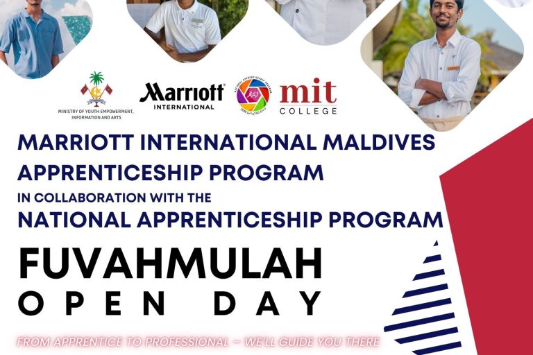 މެރިއޮޓް އިންޓަނޭޝަނަލްގެ އެޕްރެންޓިސްޝިޕް ޕުރޮގުރާމުގެ އޯޕަން ޑޭ ފުވައްމުލަކު ސިޓީގައި