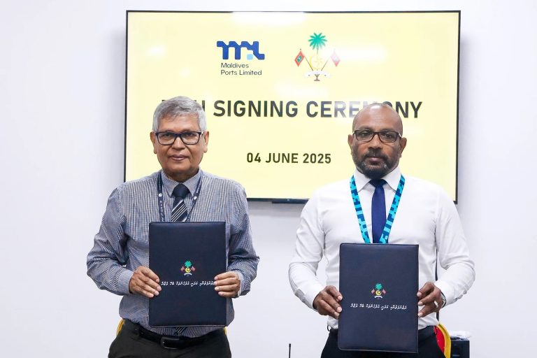 މާލޭގެ ނޯތު ހާބަރު ތަރައްޤީކުރުމަށް ޓްރާންސްޕޯޓް މިނިސްޓްރީއާއި އެމްޕީއެލް އިން އެއްބަސްވުމެއްގައި ސޮއިކޮށްފި