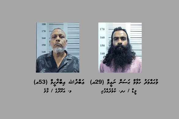 ކުޅުދުއްފުށްޓަށް މަސްތުވާތަކެތި އެތެރެކުރަން އުޅުނު ދެމީހަކު ހައްޔަރުކޮށްފި