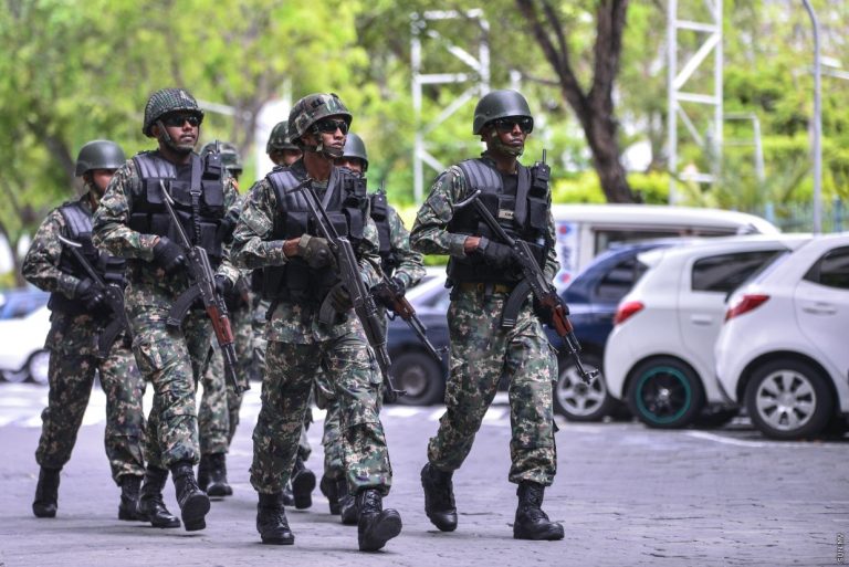 ސިފައިންގެ އަސްކަރީ ތަމްރީނުތަކެއް އުތުރު ތިލަފަޅުގައި