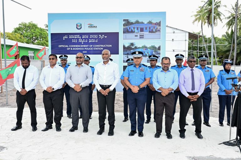 ގޮއިދޫ ފުލުހުންގެ މަރުކަޒުގެ ބިންގާ އަޅައިފި