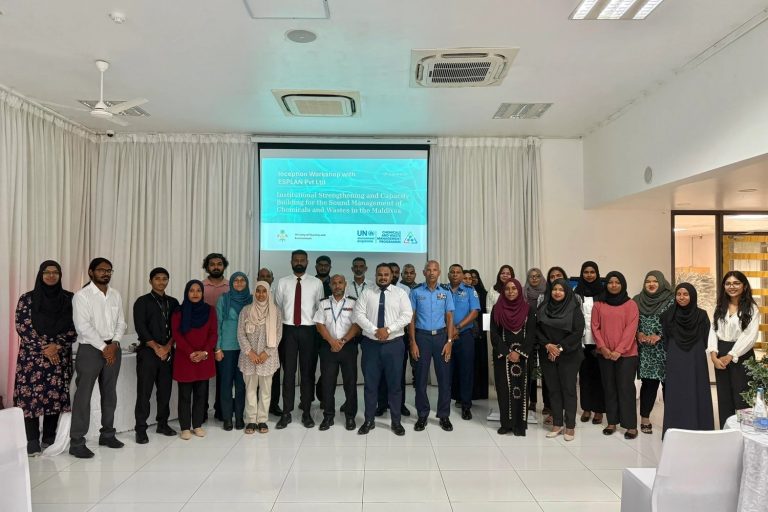 ރާއްޖޭގައި ފުރަތަމަ ފަހަރަށް ކެމިކަލް މެނޭޖްކުރުމާ ގުޅޭ ވޯކްޝޮޕެއް ބާއްވައިފި