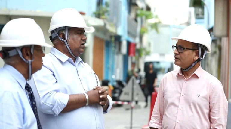 ޕޮލިސް ފެމިލީ އެންޑް ޗައިލްޑް ޕްރޮޓކްޝަން ބިލްޑިންގ ގެ މަސައްކަތް މިނިސްޓަރ ބައްލަވައިލައްވައިފި