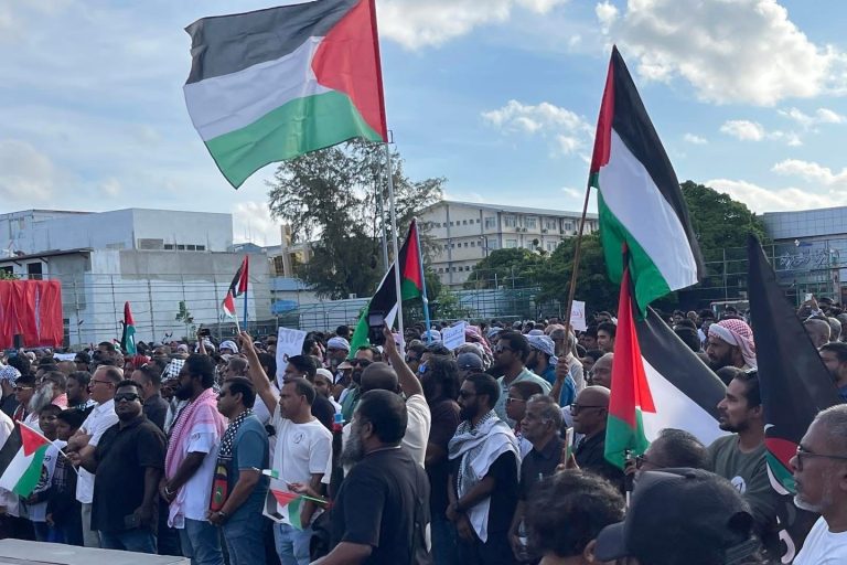 ފަލަސްތީނުގެ ހައްޤުގައި ގިނަބަޔަކު ނުކުމެ އަޑުއުފުލައިފި