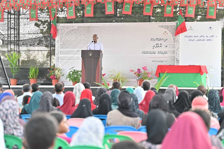 ނާލާފުށީގައި 15 ހެކްޓަރުގެ ބިންހިއްކާނެ: ރައީސް