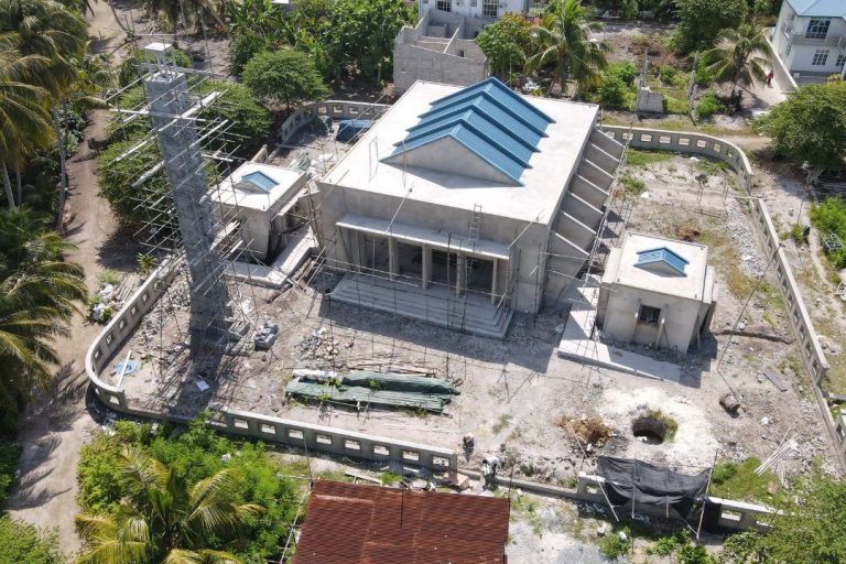 ވަންދޫގައި އަޅާ މިސްކިތުގެ 60 އިން ސައްތަ ނިމިއްޖެ: މިނިސްޓްރީ