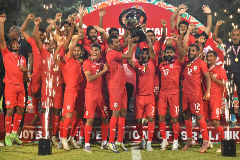 ޤައުމީ ފުޓުބޯޅަ ޓީމަށް ރައީސުލްޖުމްހޫރިއްޔާ ސާބަސްދެއްވައިފި