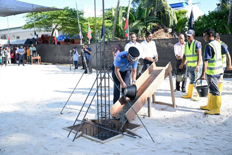 ފެލިދޫ ފުލުހުންގެ މަރުކަޒުގެ ޢަމަލީ މަސައްކަތް ފަށައިފި