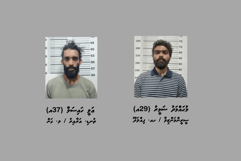 މީހަކަށް ވަޅިން ބިރުދައްކައިގެން ފައިސާ ފޭރުނު ދެ މީހަކު ހައްޔަރުކޮށްފި