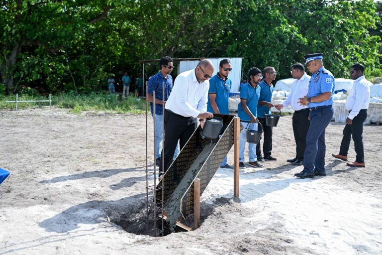 ގޮއިދޫ ފުލުހުންގެ މަރުކަޒުގެ ޢަމަލީ މަސައްކަތް ފަށައިފި