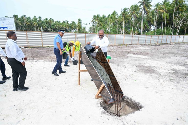 މަރޮށި ފުލުހުންގެ މަރުކަޒުގެ ޢަމަލީ މަސައްކަތް ފަށައިފި
