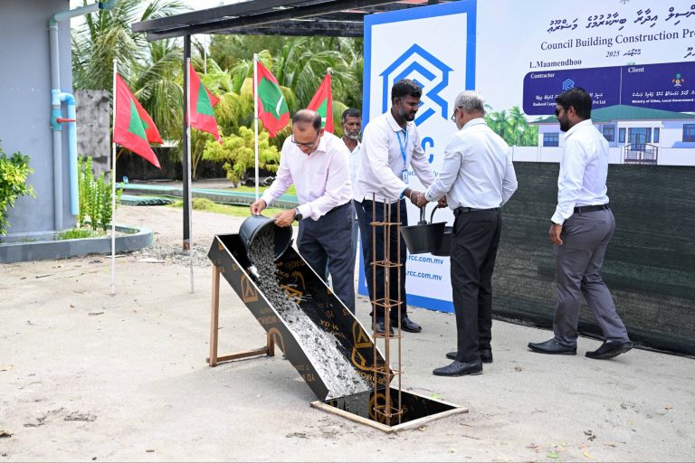މާމެންދޫ ކައުންސިލް އިދާރާގެ ބިންގާ އަޅައިފި