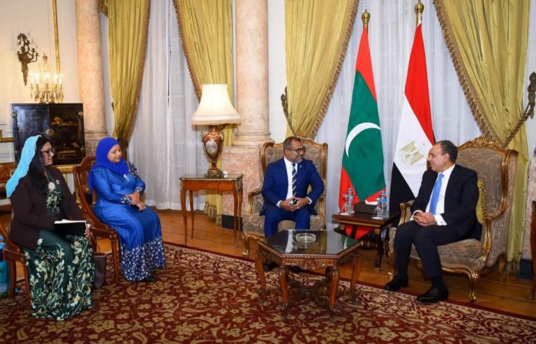 ޚާރިޖީ ވަޒީރު ޚަލީލް، މިޞްރުގެ ޚާރިޖީ ވަޒީރާއި ބައްދަލުކުރައްވައިފި