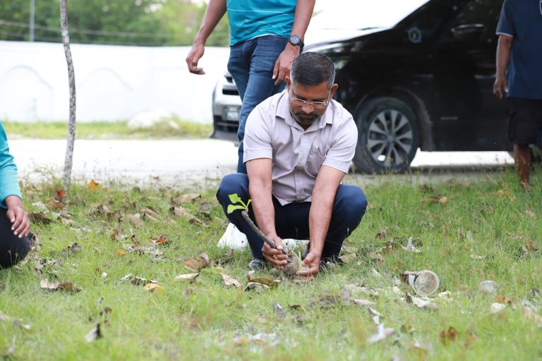 ލ. ގަމުގައި ގަސް އިންދުމުގެ ހަރަކާތެއް ބާއްވައިފި