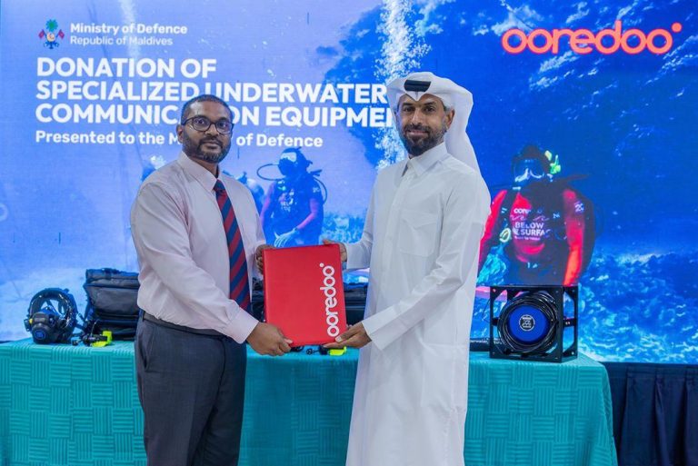 އުރީދޫއިން އެމްއެންޑީއެފަށް ކަނޑުއަޑީގައި ބޭނުންކުރާ އިކްއިޕްމަންޓްތަކެއް ހަދިޔާކޮށްފި