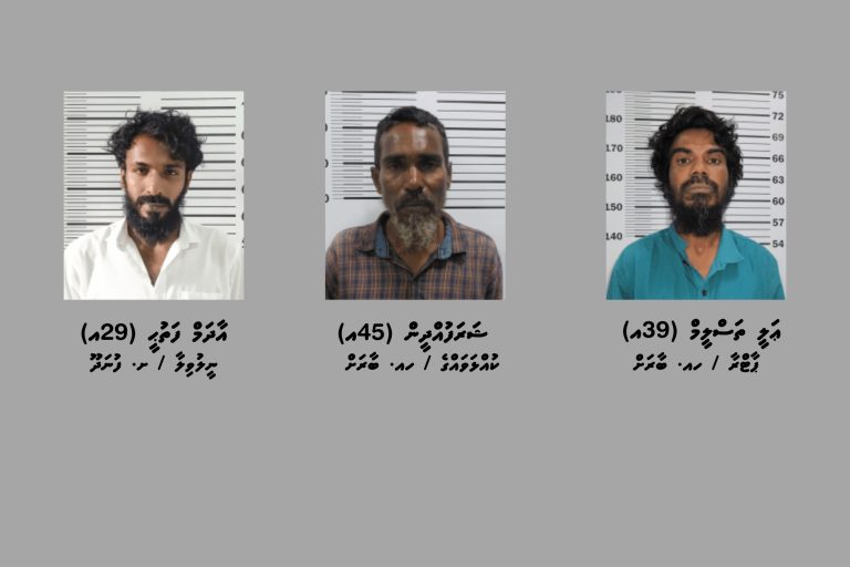 މަސްތުވާތަކެތީގެ މައްސަލަތަކެއްގައި ތިން މީހަކު ހައްޔަރުކޮށްފި