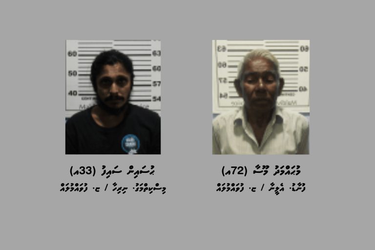 މަސްތުވާތަކެތީގެ މައްސަލައެއްގައި ފުވައްމުލަކުން ދެ މީހަކު ހައްޔަރުކޮށްފި