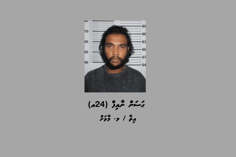 މަސްތުވާތަކެތީގެ މައްސަލައެއްގައި މާވަށުން މީހަކު ހައްޔަރުކޮށްފި