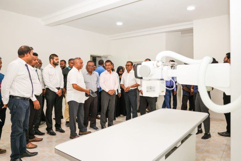 މިލަންދޫ ޞިއްޙީ މަރުކަޒުގައި އެކްސްރޭގެ ޚިދުމަތް ފަށައިފި