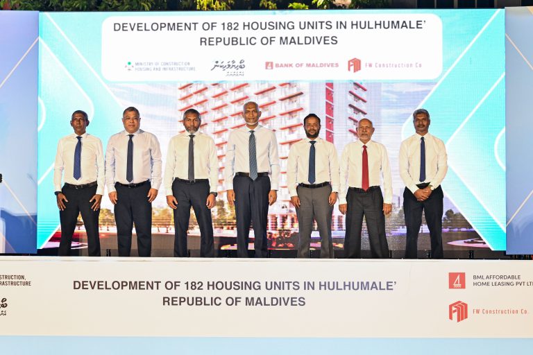 ބީއެމްއެލް ގެ 182 ފްލެޓް މަޝްރޫއުގެ ބިންގާ އަޅައިފި
