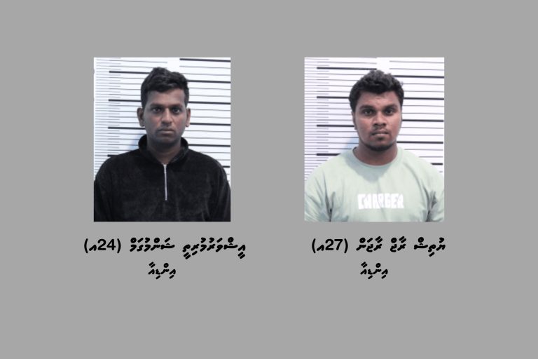 ވައިގެ މަގުން ރާއްޖެއަށް ޑްރަގް އެތެރެކުރި ދެ ބިދޭސީއަކު ހައްޔަރުކޮށްފި