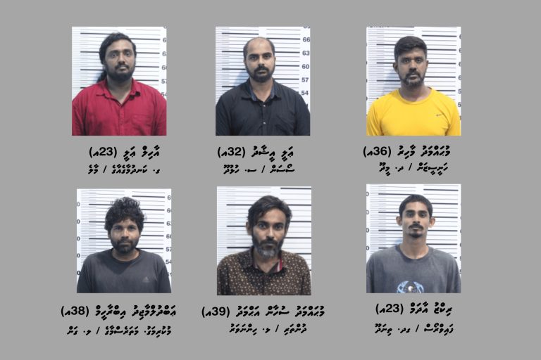 ގިނަ އަދަދެއްގެ މަސްތުވާތަކާއްޗާއެކު މާލެއިން ހަ މީހަކު ހައްޔަރުކޮށްފި