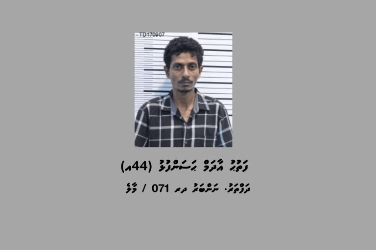 މަސްތުވާތަކެތީގެ ވިޔަފާރިކުރާކަމުގެ ތުހުމަތުގައި މާލެއިން މީހަކު ހައްޔަރުކޮށްފި