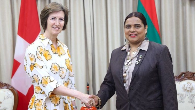 ޚާރިޖީ ދާއިރާގައި މަސައްކަތްކުރާ އަންހެނުން ކުރަނީ ޤައުމަށް ނުހަނު ބޭނުންތެރި މަސައްކަތްތަކެއް: ޚާރިޖީ ވަޒީރު