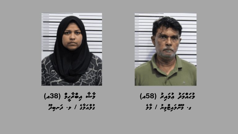 ކިލޯއަކަށް ވުރެ ގިނަ މަސްތުވާތަކެއްޗާއެކު މާލެއިން ދެ މީހަކު ހައްޔަރުކޮށްފި