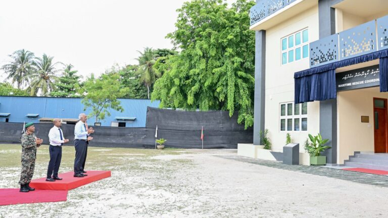 ސިފައިންގެ މެރިޓައިމް ރެސްކިޔު ކޯޑިނޭޝަން ސެންޓަރުގެ އައު އިމާރާތް ހުޅުވައިފި