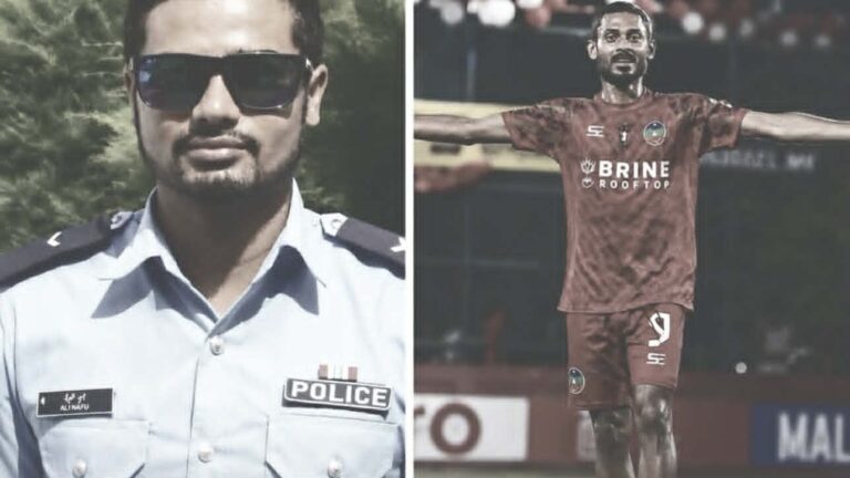 ގެއްލިފައިވާ ސާޖަންޓް ނާފިޢުގެ އާއިލާއާ މިނިސްޓަރު އިޙްސާން އާއި ސީޕީ ބައްދަލުކުރައްވައިފި