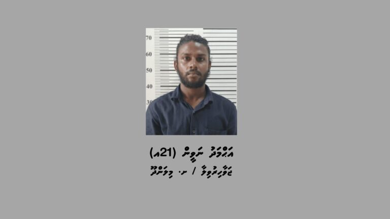 މަސްތުވާތަކެތީގެ މައްސަލައެއްގައި މިލަންދޫއިން ޒުވާނަކު ހައްޔަރުކޮށްފި