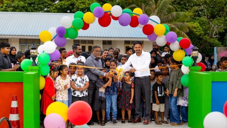 ކެނދިކުޅުދޫގައި އަލަށް ތަރައްޤީކުރި ކުޑަކުދިންގެ ޕާކު ހުޅުވައިފި
