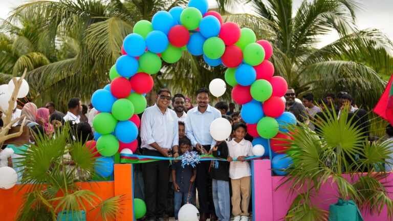 ފެނަކައިން މާޅެންދޫގައި ތަރައްޤީކުރި ކުޑަކުދިންގެ ޕާކު ހުޅުވައިފި