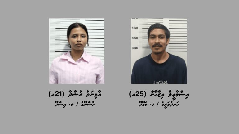 މަސްތުވާތަކެއްޗާއެކު ހުޅުމާލެއިން ދެ ޒުވާނަކު ހައްޔަރުކޮށްފި