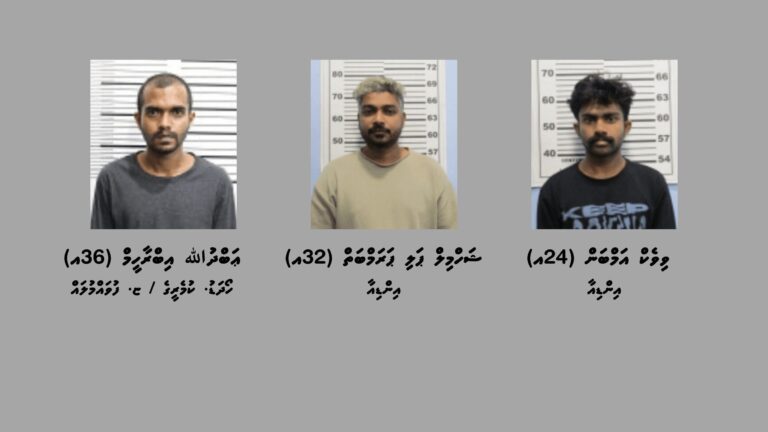 ގަން އެއާޕޯޓުން 3 ކިލޯގެ މަސްތުވާތަކެއްޗާއެކު 3 މީހަކު ހައްޔަރުކޮށްފި