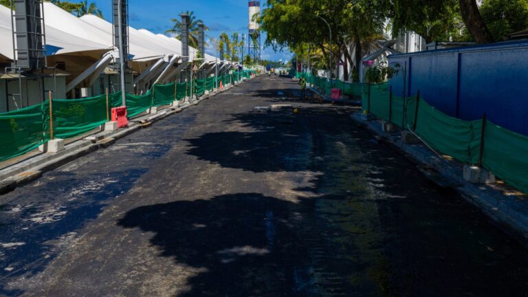 އަމީނީމަގުގައި ތާރުއެޅުމުގެ މަސައްކަތް ފަށައިފި
