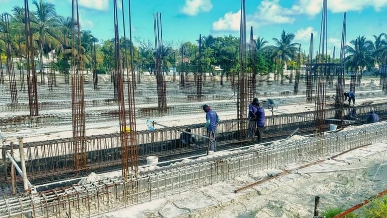 މުލީ ރީޖަނަލް ހޮސްޕިޓަލް: ފައުންޑޭޝަން މަސައްކަތް ބާރަށް ކުރިއަށް