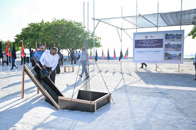 ވޭވަށު ފުލުހުންގެ މަރުކަޒުގެ ބިންގާ އަޅައިފި